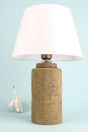 Opviq Lámpara de mesa YL703 Beige y Blanco